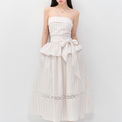 7 SEVEN G-带连衣裙长裙女连衣裙(配肩带)(大货不收版速发)KL1987