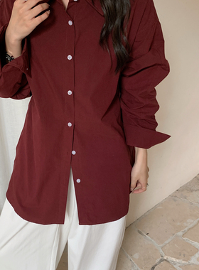 NOVA-26年早春两侧收腰设计显腰线高级大气亲肤舒适衬衫91633