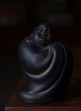 中国风仿古禅意案头小弥勒佛