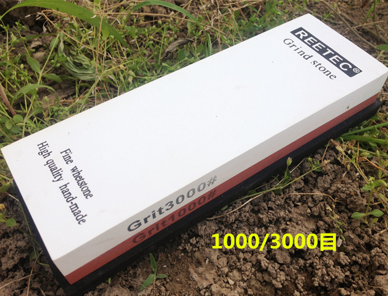 REETEC1000/3000目高级双面砥石 精细家用磨刀石木工油石厨刀精磨