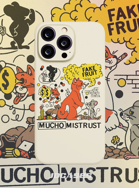 Fake Fruit乐队 iphone16promax手机壳小众菲林壳防摔苹果17全包软壳安卓