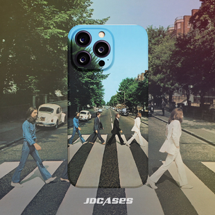 Abbey Road披头士 17promax手机壳小众菲林壳防摔苹果16全包软壳安卓