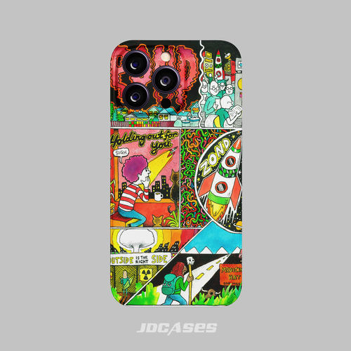 POND迷幻摇滚 iphone17promax手机壳硬壳菲林壳防摔全包软壳安卓