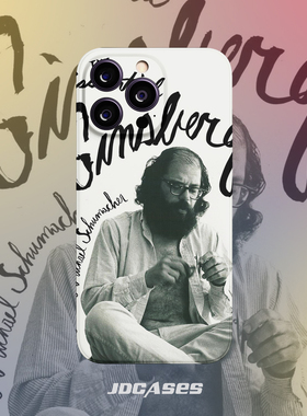 垮掉派艾伦金斯堡诗歌文学iphone15promax手机壳小众菲林壳防摔全包软壳安卓