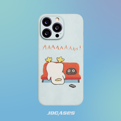 躺平鸭子 iphone16promax手机壳小众菲林壳防摔苹果17全包软壳安卓