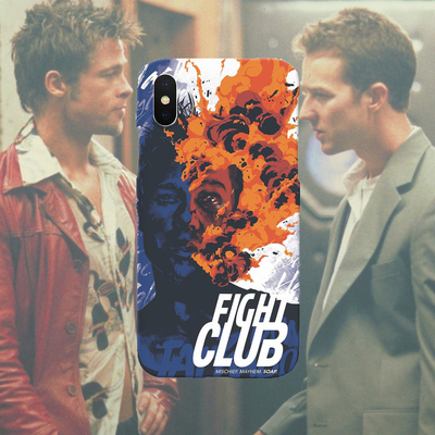 搏击俱乐部 大卫·芬奇 iphone15promax全包软硬壳菲林手机壳安卓