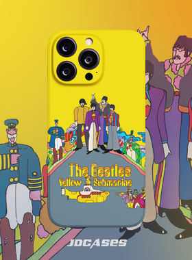 披头士beatles黄色潜水艇 17promax手机壳小众菲林壳防摔苹果16全包软壳安卓
