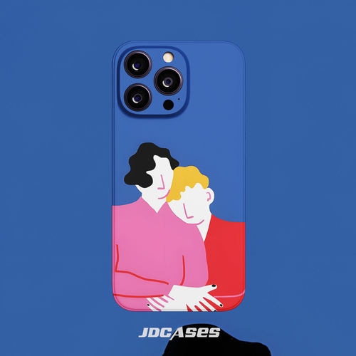 插画艺术视觉 iphone18promax手机壳硬壳菲林壳防摔全包软壳安卓