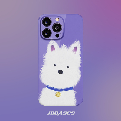 可爱的小狗 iphone16promax手机壳小众菲林壳防摔苹果17全包软壳安卓