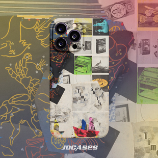 Animal Collective乐队 iphone16promax手机壳小众菲林壳防摔苹果17全包软壳安卓