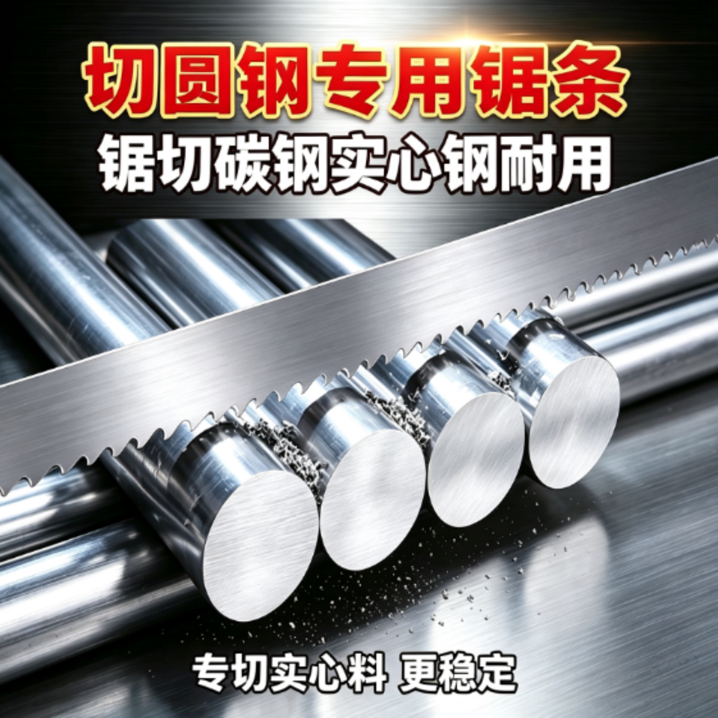 切铁棒专用锯条M42双金属3500*27切实心料高速钢机用锯条锋利耐磨