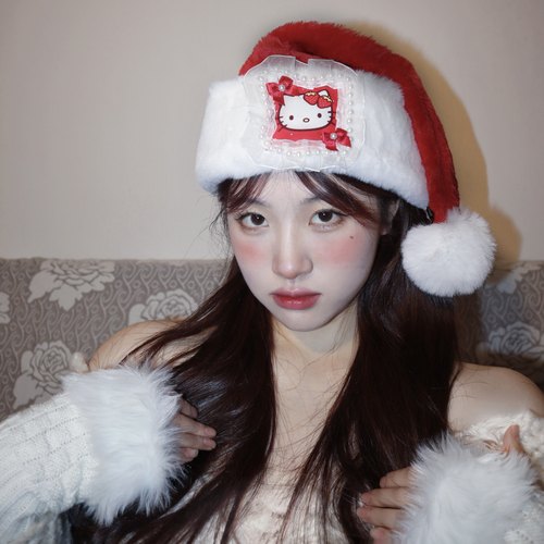奈里圣诞帽圣诞节新年甜美秋冬