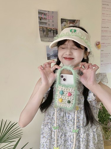 奈里nicein手机包迷你糖果色