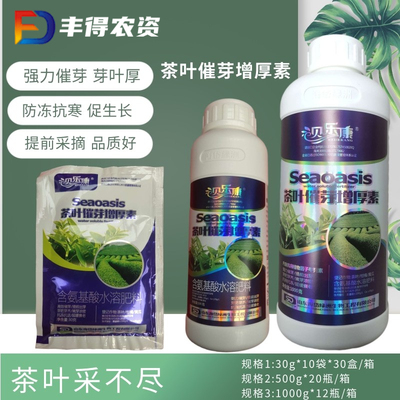 茶叶催芽增厚素 茶叶催芽920茶树叶面肥出芽多芽嫩芽叶厚防冻抗寒