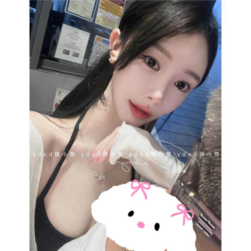时尚套装性感叠穿修身T恤短款上衣女春季新辣妹挂脖吊带两件套t桖