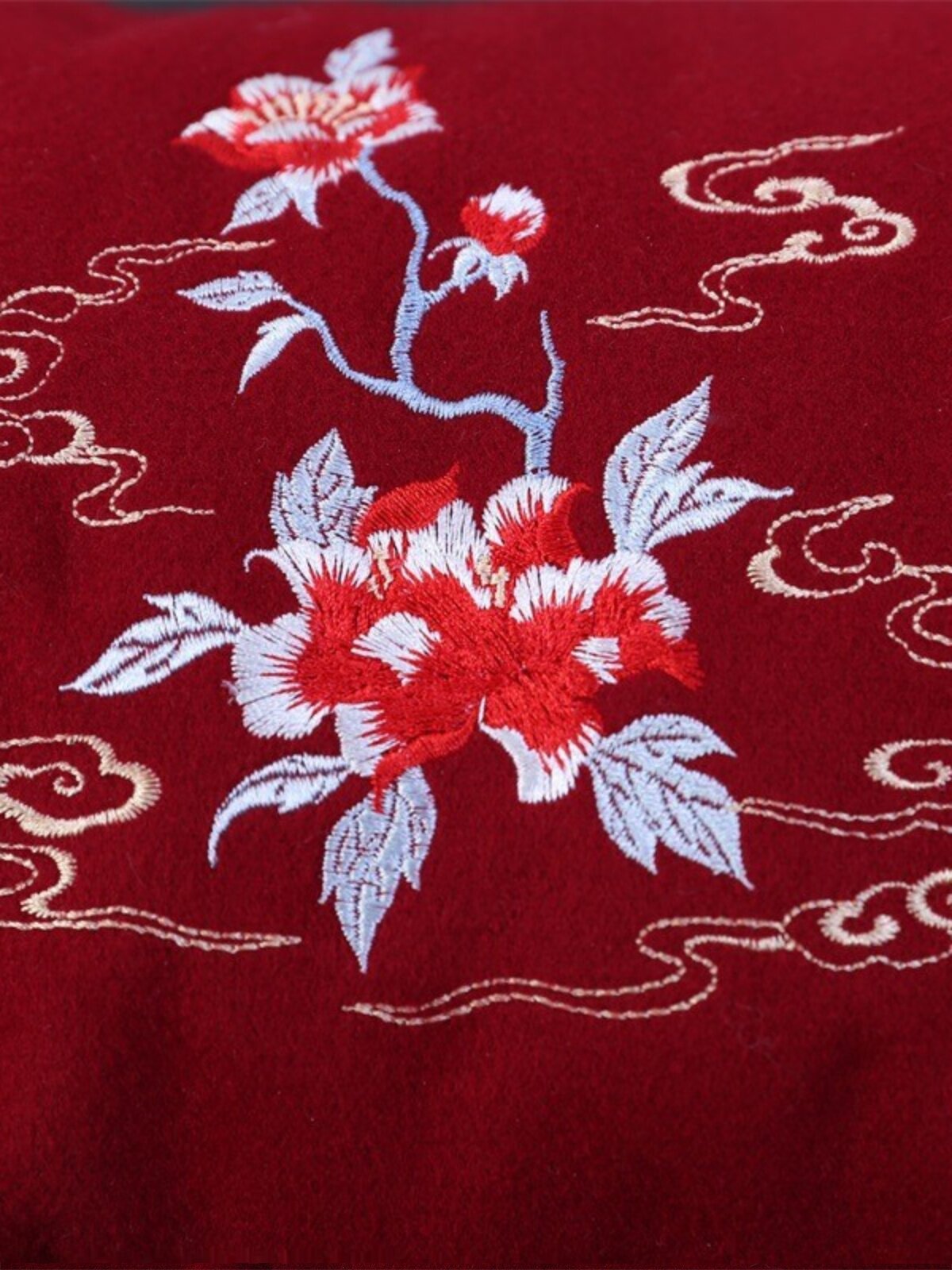 HANFU 액세서리 따뜻한 손 COVERINGS 머프 워머 여성 따뜻한 자수와 중국 스타일의 가을 겨울 따뜻한 장갑 소매
