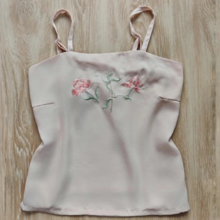 汉服吊带宋制春夏内搭宋抹背心大码日常复古女绣花薄款新中式国风