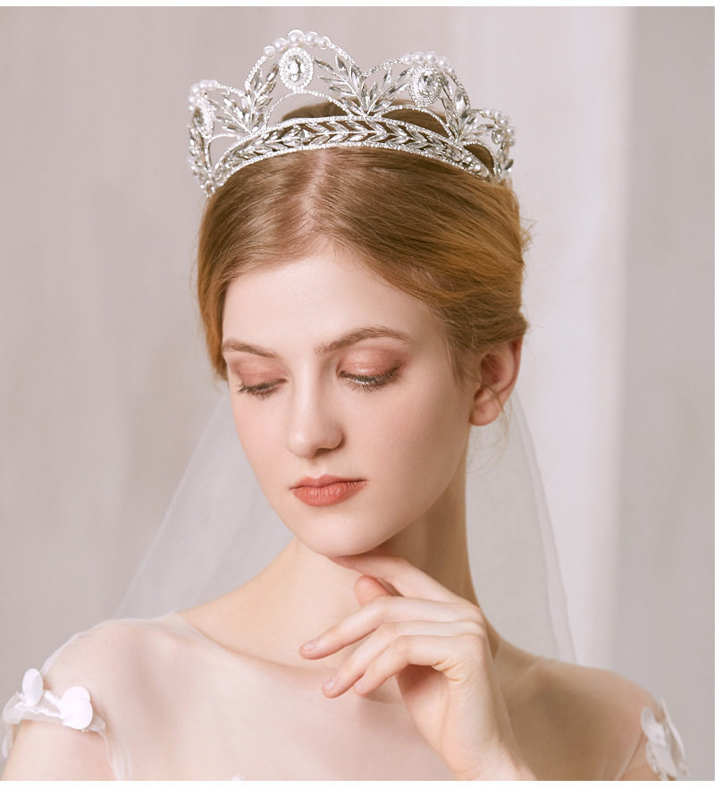 新娘皇冠水晶发饰大气端庄