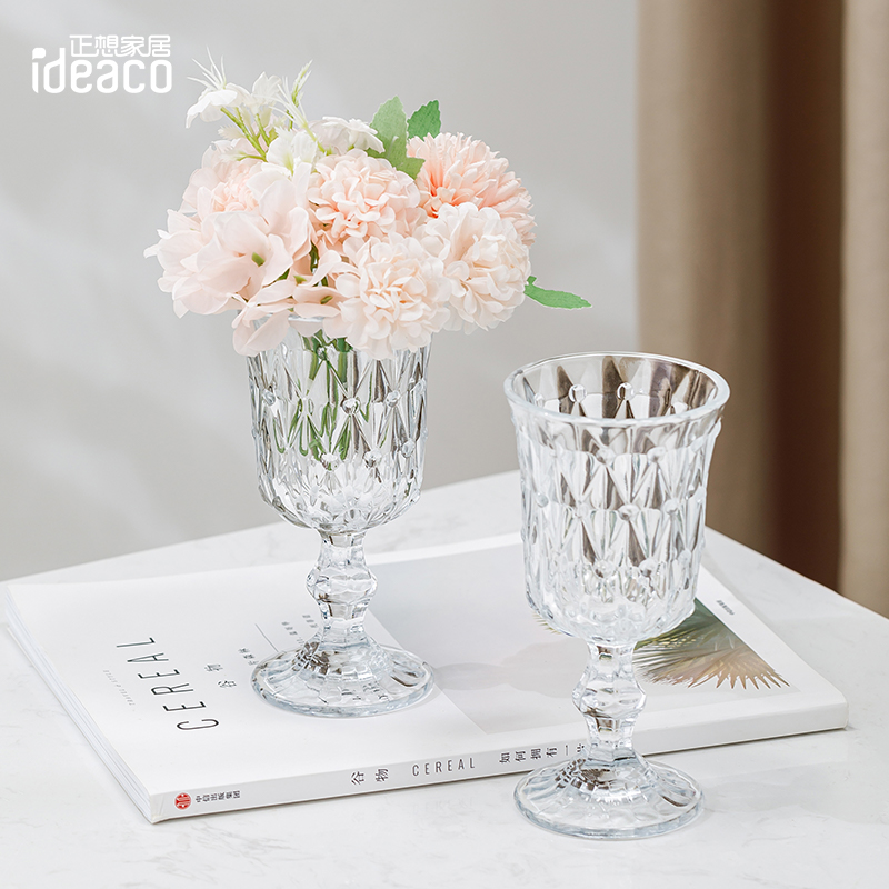 玻璃透明迷你花瓶花艺摆件