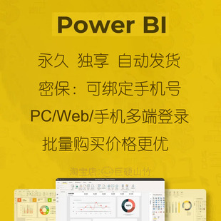 PowerBI Pro专业版授权 powerbi pro 数据可视化软件