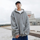 李宁连帽开衫 宽松百搭灰色校园ins百搭运动服外套 卫衣情侣春新款