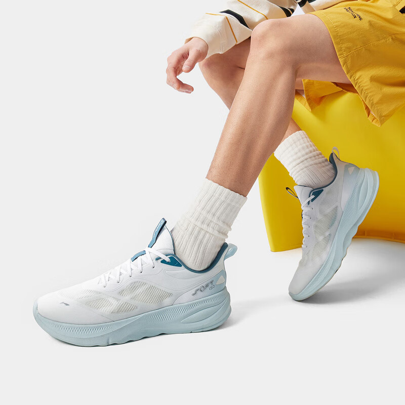 李宁一脚蹬休闲鞋男Soft Go 2V4透气低帮轻便弹力运动鞋潮AGLV091