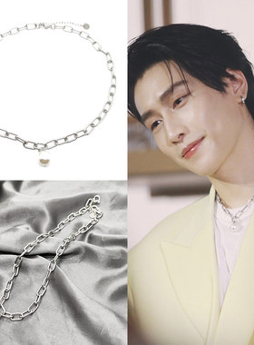 柏博bible同款钛钢圈环珍珠项链