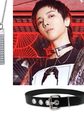 抖音小夹子锆石饰品项链