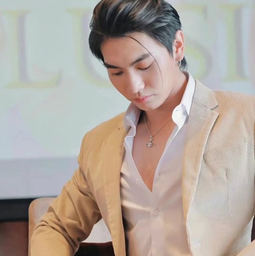 泰剧爱在空气中bossnoeulckm星同款星球环钻项链圈锁骨潮奶酷周边