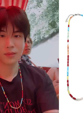 prem包包同款彩色天然石项链