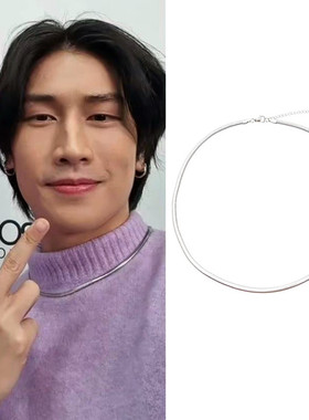 Bible柏博同款蛇软骨项链圈潮酷