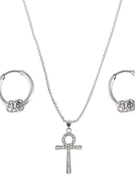 choker手工带钻毛衣链新广告同款