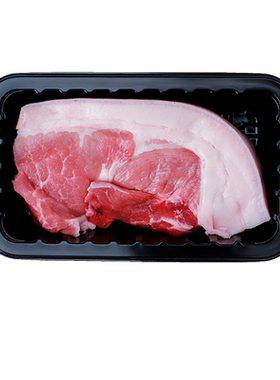 膳博士黑猪肉新鲜带皮前腿肉400g黑毛土猪肉夹心肉肉糜饺子馅原料