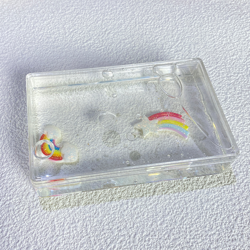 捕捉彩虹透泰水晶泥泰透仙气起泡胶橡皮泥slime儿童玩具史莱姆