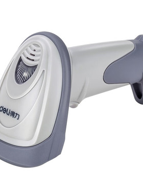 得力文具14883条码扫描枪 商品扫码枪餐饮零售商超仓储物流支付