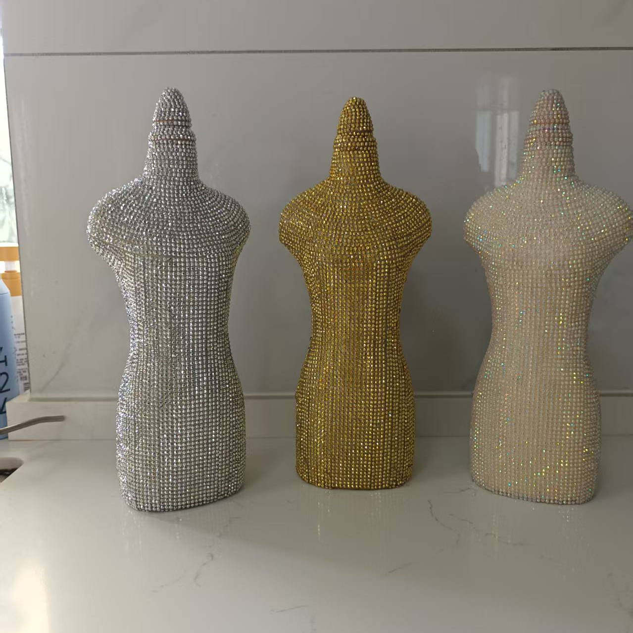 台模半身模特道具女装桌面围巾饰品展示架服装店羊毛纱羊绒衫