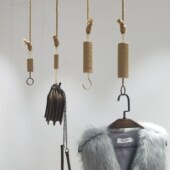 麻绳吊环 店吊环吊挂衣架挂钩 展示架挂衣服链子 吊架 服装