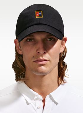 耐克/NIKE男帽女帽复古轻便贴片滑扣舒适运动帽鸭舌帽IQ1321-010