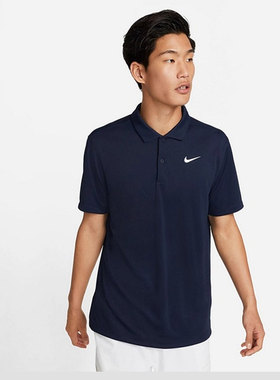 NIKE耐克男子男子夏季新款翻领网球运动短袖T恤POLO衫DH0858-451
