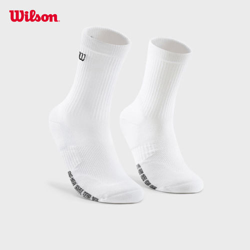 WilsonWilson运动袜男女中筒袜防滑舒适弹性透气专业运动袜