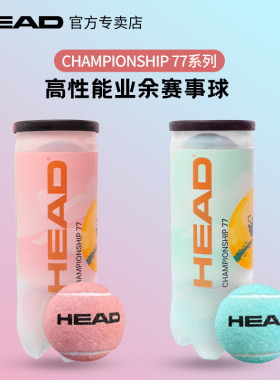 HEAD海德网球ball25新款限定CHAMPIONSHIP77高性能业余赛事球
