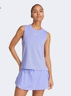 Adidas阿迪达斯网球服女子25新款网球运动背心MATCH TANK JN2096