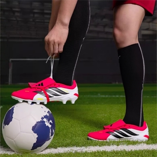 ADIDAS阿迪达斯猎鹰26大鞋舌PREDATOR中端AG人工草足球鞋JR7902