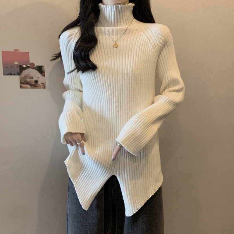 实拍胖妹妹冬装大码女装加厚毛衣显瘦宽松针织衫百搭坑条纯色上衣,女装/女士精品,大码内搭,淘宝优惠券,粉丝福利购,淘宝优惠卷