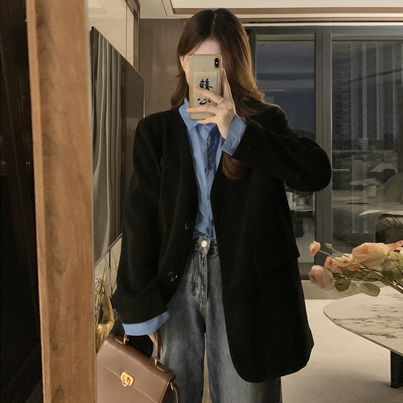 实拍春装新款大码女装小众撞色假两件宽松显瘦百搭大码韩系外套,女装/女士精品,常规大码外套,淘宝优惠券,粉丝福利购,淘宝优惠卷