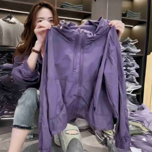 原版质量原版做工夏季新款设计感双拉链防晒冲锋衣大码外套女