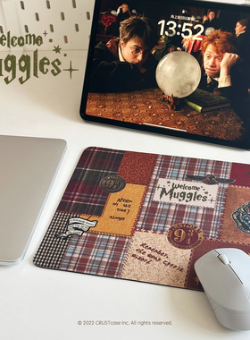 原创哈利波特防滑耐磨鼠标垫高颜值办公学习电脑桌垫橡胶垫复古