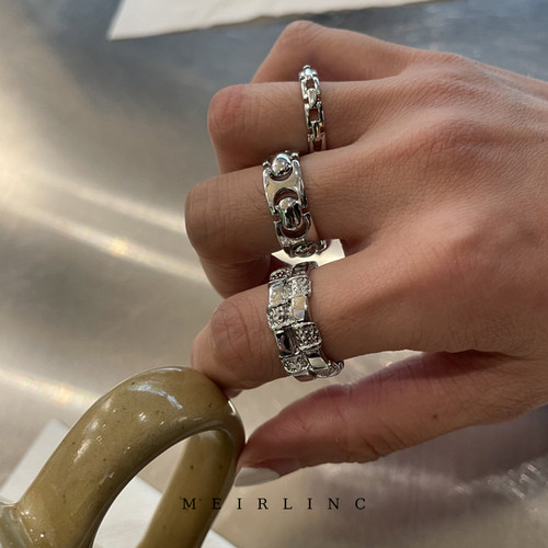 MEIRLINC 原创小众独特高级感欧美复古风夸张中性设计新款ins个性