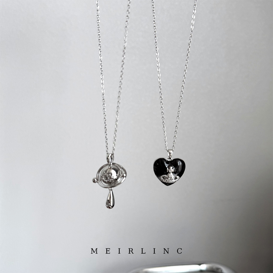 MEIRLINC追逐 简约复古时髦老钱风欧美小众设计高级感情侣百搭ins