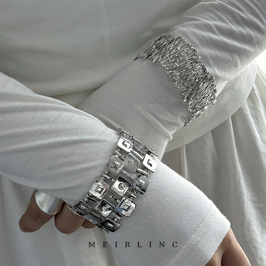 MEIRLINC 斑驳 原创小众设计欧美复古潮酷ins高级感嘻哈情侣百搭